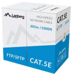 Kahjustatud pakendiga toode. Juhe Lanberg FTP CAT 5E CU, Nėra, 305 m, hall v.