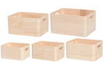 S&auml;ilituskarbi komplekt 4Living 307405, pruun v., 35 x 25 x 18 cm