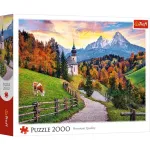 Pusle Trefl Bavarian Alps 27127, 68 cm x 96 cm, 2000 tk, mitmev&auml;rviline