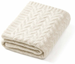Tekk BabyOno Merino Wool 1648/03, 75 x 100 cm, valge v.
