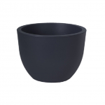 Lillepott Form Plastic Round 2731, plastik, &Oslash; 35 cm, must v.