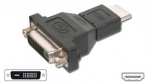 Adapter Goobay 68690 HDMI male, DVI female, must v.