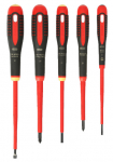 Kruvikeerajate komplekt Bahco ERGO&trade; VDE Insulated Screwdriver Set BE-9881S, isoleeritud, 12.5 cm, 5 tk