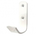 Riidekonks GB-HOOK05, 6 cm x 2 cm, valge