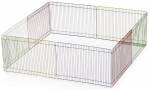 Puur n&auml;rilistele Beeztees Rodent Playpen, 85 cm x 85 cm x 34 cm, sinine v./punane v./kollane v.