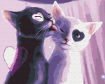 Maalimine numbrite j&auml;rgi Paint it! Cats with heart, mitmev&auml;rviline