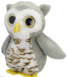 Pehme m&auml;nguasi Wild Planet Owl 50414, hall, 15 cm