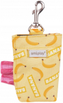Alus koera v&auml;ljaheitekottide jaoks Amiplay Be Happy Dog Waste Dispenser Banana, 6 cm x 2 cm kollane v.