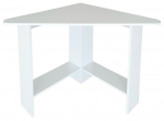 Nurga kirjutuslaud ModernHome Modern WYJ-235, 72 cm x 72 cm, 74 cm, valge v.