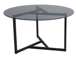Kohvilaud Kalune Design Trio S402F, must v., 75 cm x 75 cm x 42 cm