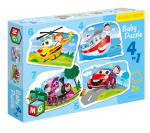 Pusle Alexander Vehicles 4in1, mitmev&auml;rviline, 22 tk