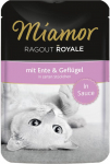 Kassi m&auml;rgtoit Miamor Ragout Royale Duck With Poultry, pardiliha/linnuliha, 0.1 kg