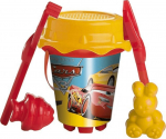 Liivakasti m&auml;nguasjade komplekt Artyk Cars 3, punane v./kollane v., 6 tk