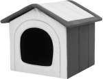 Loomavoodi Hobbydog House Ekolen Oxford BUEPGO4, hall/grafiit, R1