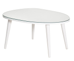 Kohvilaud Kalune Design Gusto, valge v., 55 cm x 75 cm x 38 cm