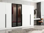Riidekapp Kalune Design Kale Plus 7814, hall v., 52 cm x 315 cm x 210 cm