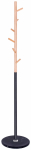 Riidestange Springos HA2039, 180 cm, must v./puidu v.