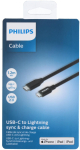 Kaabel Philips DLC3104L/03, USB Type C, 120 cm
