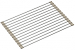 N&otilde;udekuivatusrest Quadron Qmat, 38 cm x 25 cm, roostevaba teras, h&otilde;be/beež