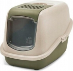 Suletud kassitualett Savic Nestor, roheline v., suletud, 39 cm x 56 cm x 38.5 cm