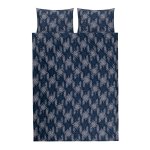 Voodipesukomplekt Domoletti Navaro D-1068, sinine v., 50 x 70 cm, 160 x 200 cm, 3 tk