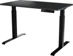 Arvutilaud reguleeritava k&otilde;rgusega Cama Meble Moon, 121 cm x 67 cm, 72 - 120 cm, antratsiit v./must v.
