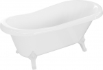 Vann, teisaldatav Mexen Retro, 150 cm x 73 cm x 73 cm, ovaalne, valge