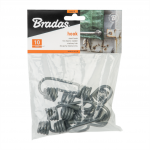 V&auml;ikesed konksud Bradas Bungee, 50 mm x 20 mm, 10 tk