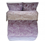 Voodipesukomplekt Rustilė Henna 6230, violetne, 200 x 200 cm