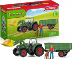 M&auml;ngutraktor Schleich Farm World 42608, roheline v.