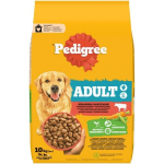 Kuiv koeratoit Pedigree C063280, veiseliha/k&ouml;&ouml;giviljad, 10 kg