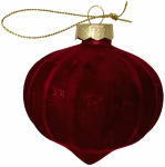 J&otilde;ulupuu ehe Christmas Touch EBW440189, punane v., 8 cm, klaas