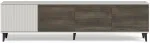 TV-laud Random, pruun v./valge v./must v., 200 cm x 40 cm x 52 cm