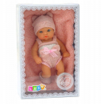 Beebinukk Lean Toys, 18 cm, roosa v.