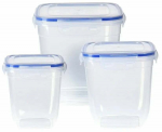 Kuivaine konteiner Excellent Houseware, 1.1 - 3.25 l, l&auml;bipaistev v./sinine v.