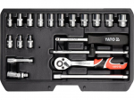 T&ouml;&ouml;riistakomplekt, pistikv&otilde;tme komplekt Yato YT-14491, 0.16 - 0.22 mm, 6.3 mm, 20 tk