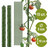 Taimetugi Bioogrod 720441, 90 cm x 0.8 cm, teras/pol&uuml;et&uuml;leen (pe), roheline v., 10 tk