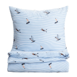 Voodipesukomplekt Homla Mare 769771, sinine v./valge v., 70 x 80 cm, 160 x 200 cm, 3 os.