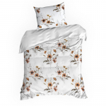 Voodipesukomplekt Celine PTF-140, pruun v./valge v., 70 x 80 cm, 140 x 200 cm, 2 os.