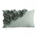 Dekoratiivpadjap&uuml;&uuml;r Flores JA220-03, roheline v., 50 cm x 30 cm