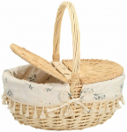 Korv Home4you Willi Emma 88834, puuvill/paju, 40 cm x 32 cm
