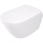 WC-pott, seinapealne Deante Silia Smart, kaanega, 348 mm x 588 mm
