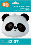 Fooliumist &otilde;hupall erikujuga GoDan Panda Head, valge v./must v.
