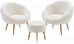 M&ouml;&ouml;blikomplekt Hanah Home Lida Wellsoft, sise, valge v.