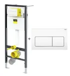 WC raam integreeritud krohvialune Viega Prevista Dry 793388, 12 cm x 49 cm