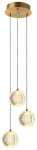 Valgusti lagi Light Prestige Brilliant LP-3303/3P, LED, 3 x 11 W, l&auml;bipaistev v. / kuldne v.