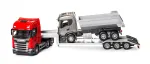 M&auml;ngu autode komplekt EMEK Scania S, 1:25, punane v./hall v.
