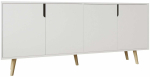 Konsoollaud Kalune Design Latina Modern 180, valge v., 45 cm x 180 cm x 80 cm