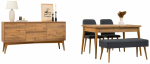 S&ouml;&ouml;gitoa komplekt Kalune Design Vina 02 1048, tumesinine v./atlantic pine v.
