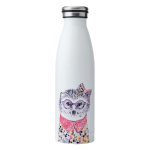 Veepudel Mikasa Tipperleyhill Hedgehog, valge v./roosa v./hall v., roostevaba teras, 0.5 l